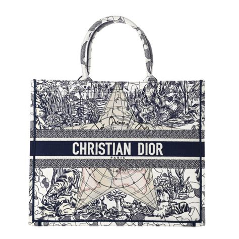 dior book tote around the world